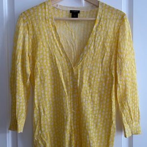 NWOT Ann Taylor Spotted Cardigan